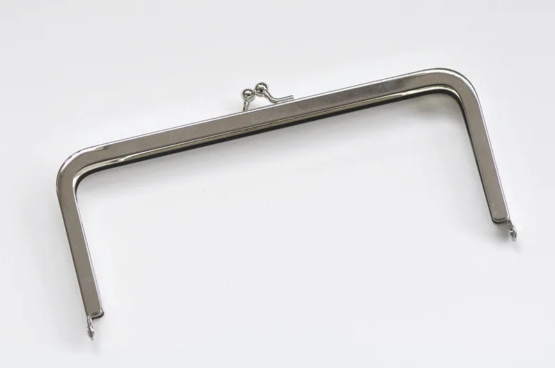 8" (20.5cm) Silver Purse Frame Clutch Bag Purse Frame