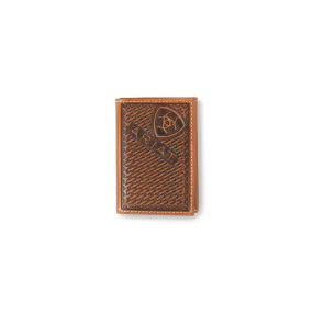 Ariat Sunburst Basketweave Trifold Wallet
