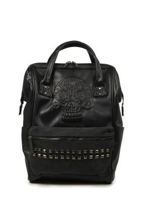 Banned Alternative Androginy Sugar Skull Backpack