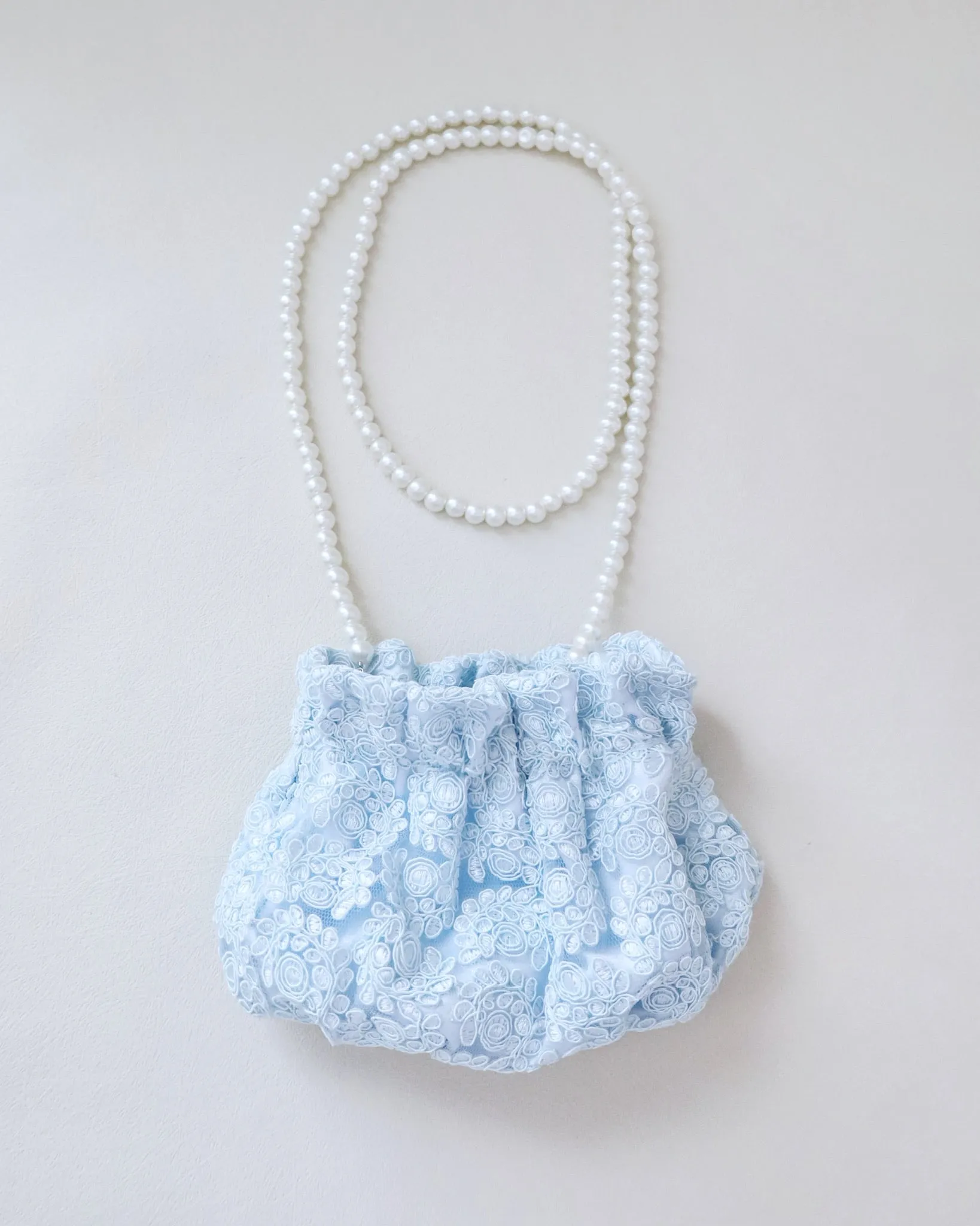 Cleo Pearl Lace Mini Pouch