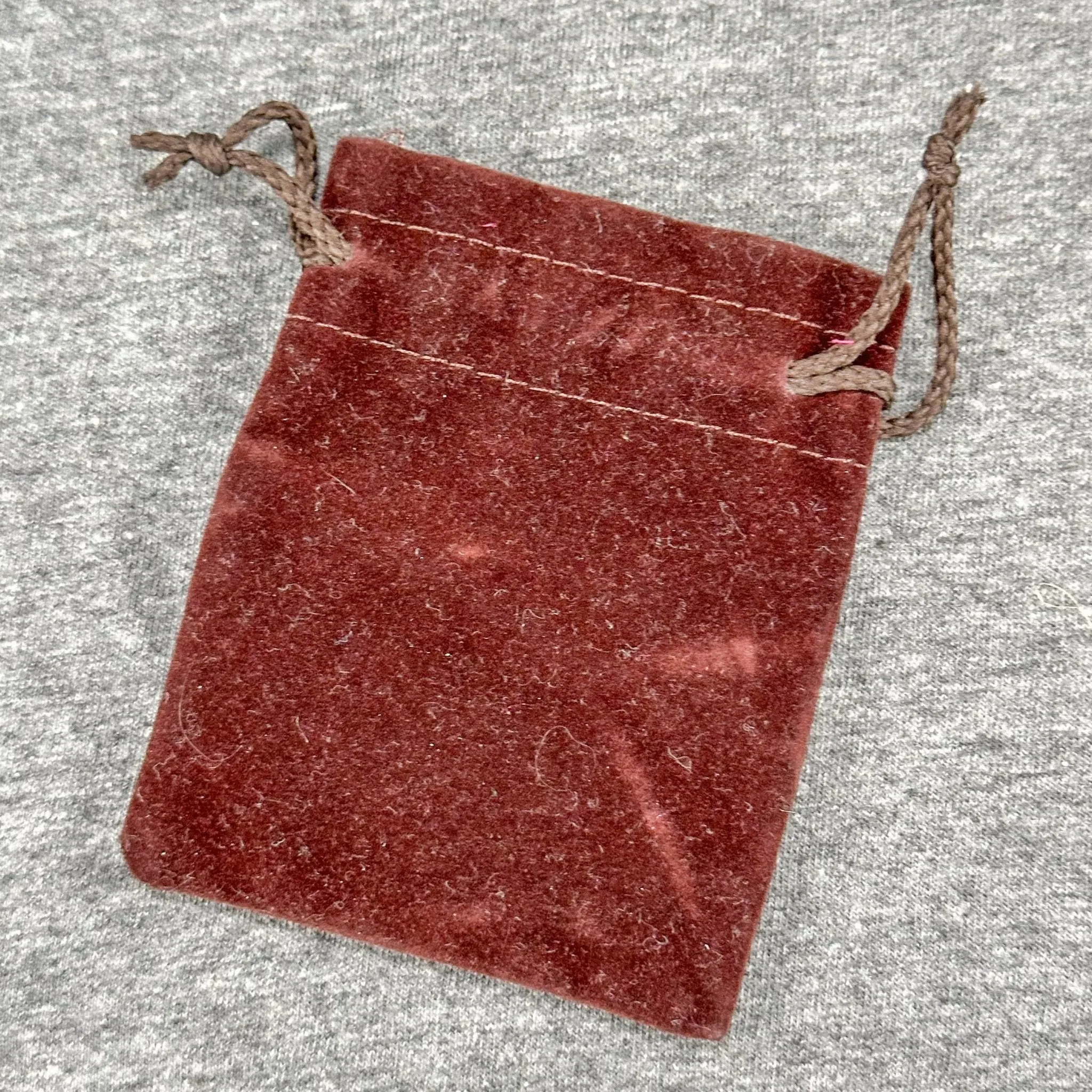 Estate Louis Vuitton Brown Drawstring Pouch EMPTY