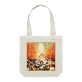Floral Surfboard Tote Bag