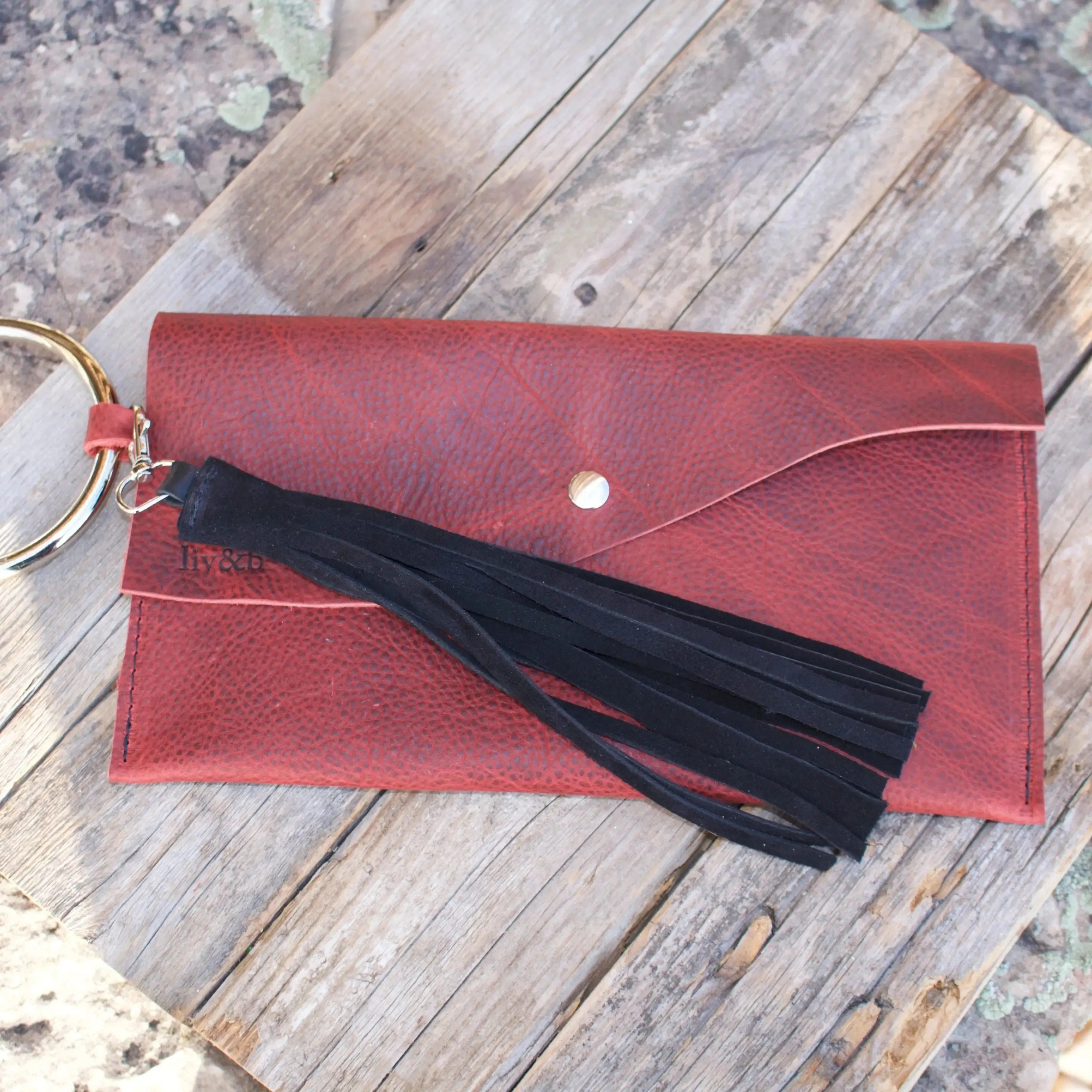 GNO Leather Handmade Clutch