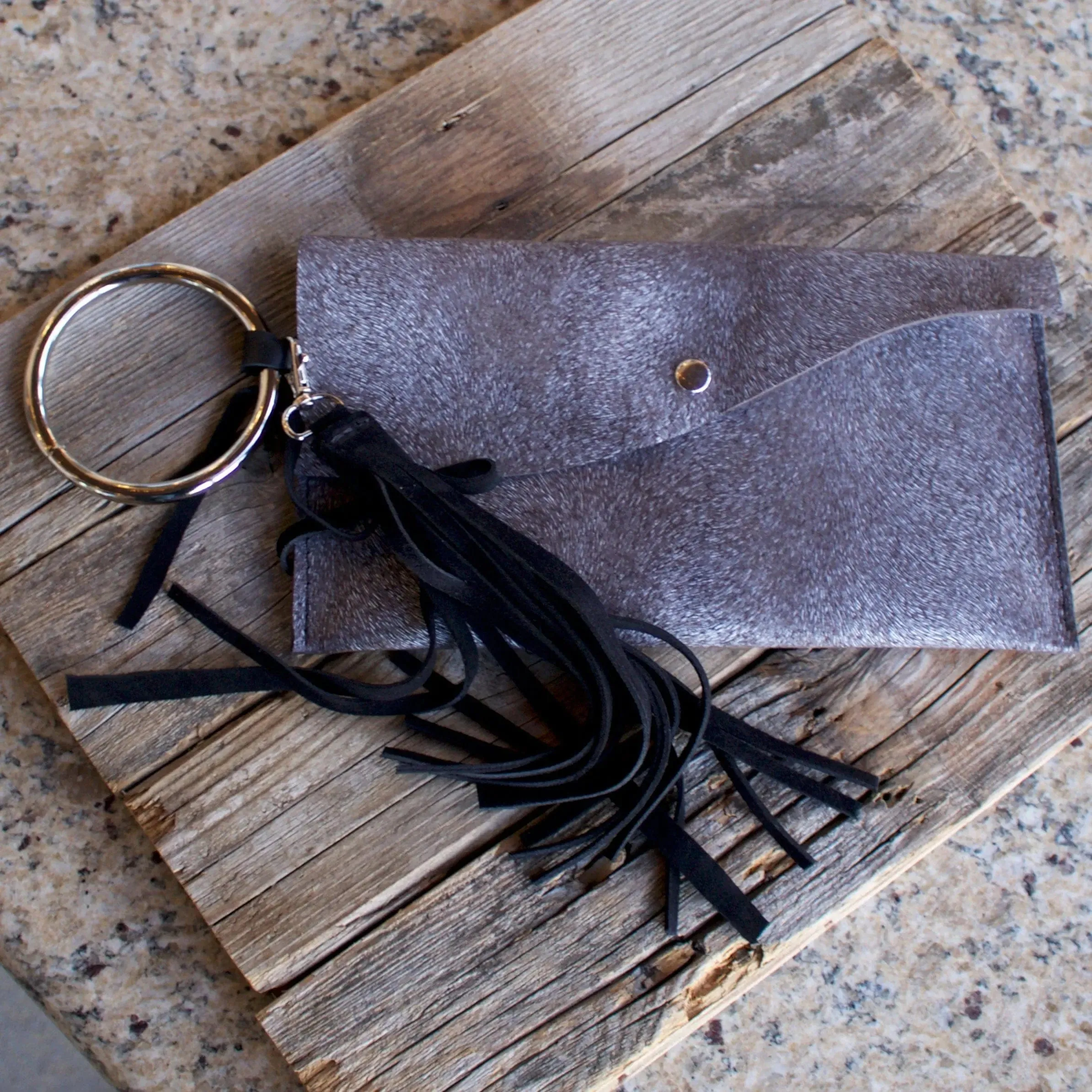 GNO Leather Handmade Clutch