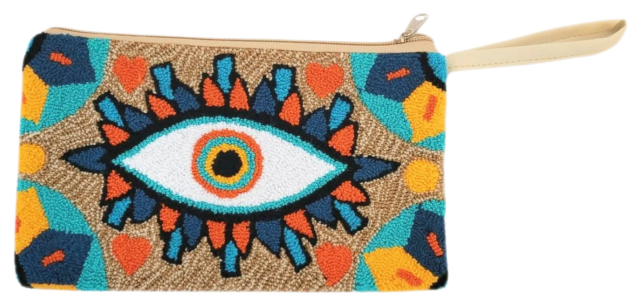 Khloe Handmade Wayuu Punch-needle Clutch
