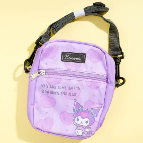 Kuromi Skull Heart Sling Bag
