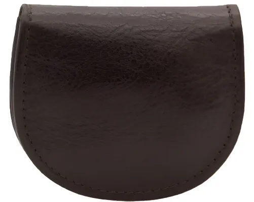 Men's Leather Round Change Purse