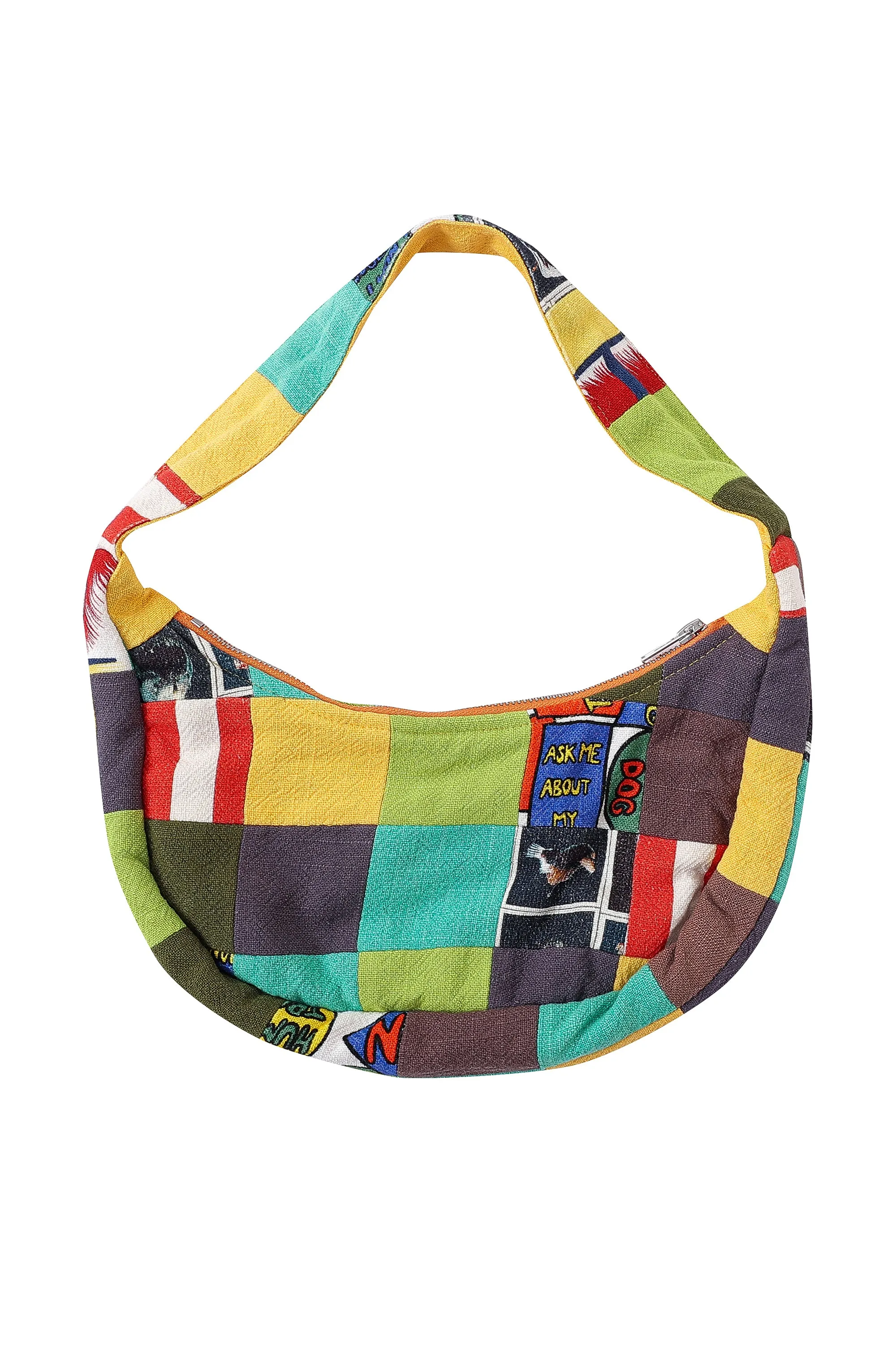 MYSTERY Scrap Patch Linen Purse