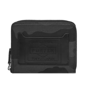 Porter Yoshida & CO - Black Camo Zip Wallet