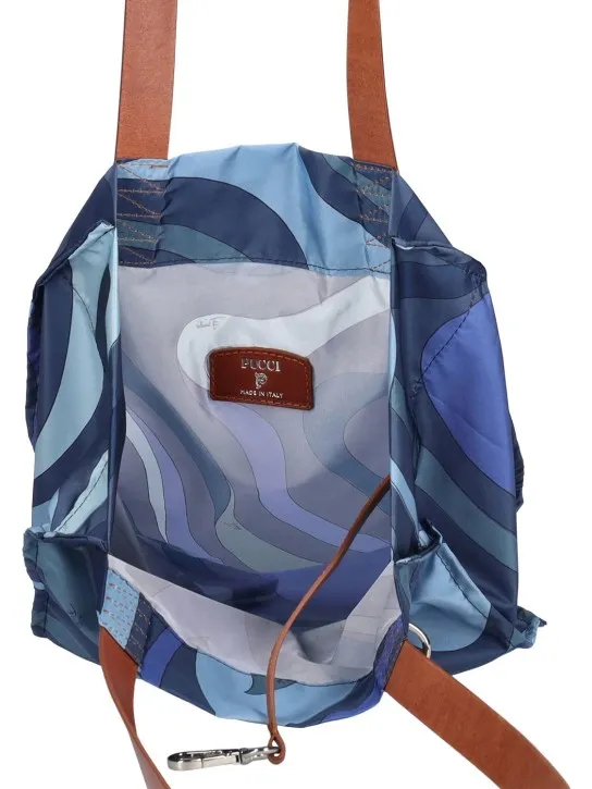 Pucci   Medium nylon tote bag 