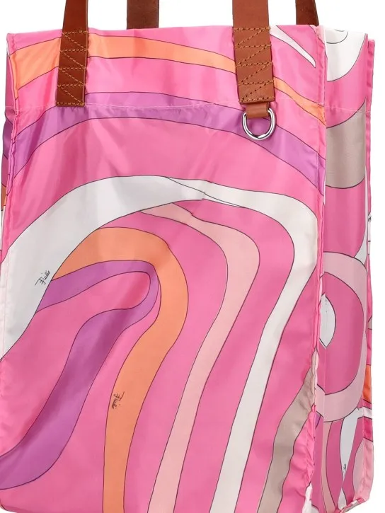 Pucci   Medium nylon tote bag 