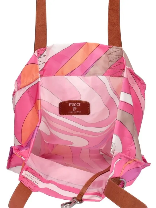 Pucci   Medium nylon tote bag 