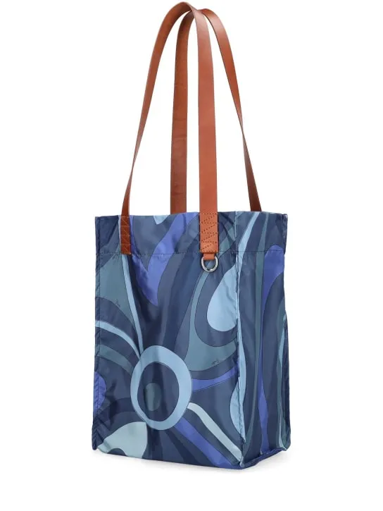 Pucci   Medium nylon tote bag 