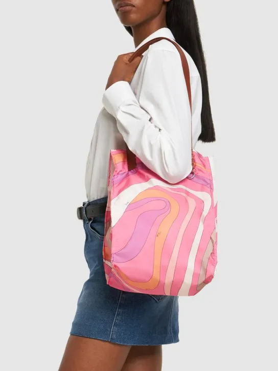 Pucci   Medium nylon tote bag 
