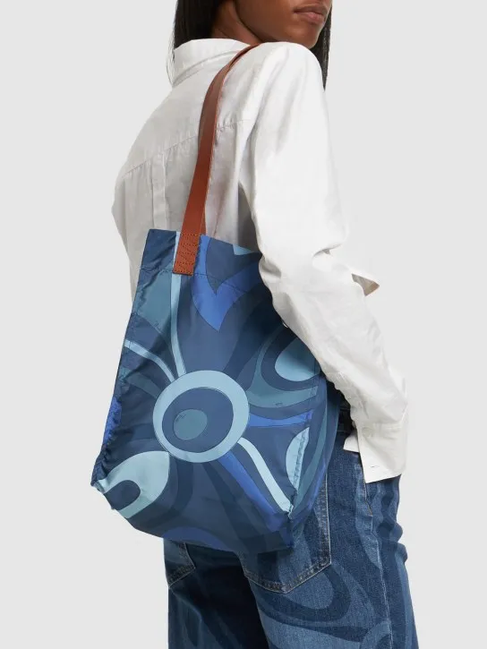 Pucci   Medium nylon tote bag 