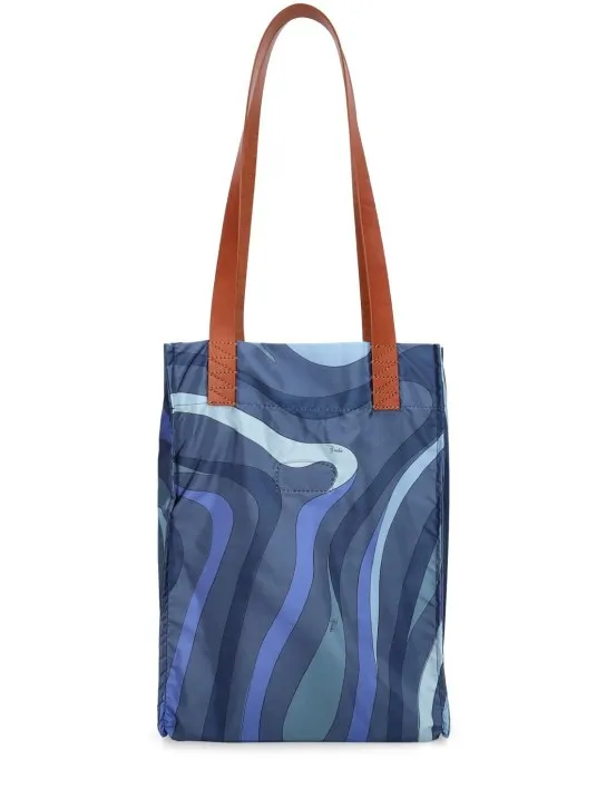 Pucci   Medium nylon tote bag 