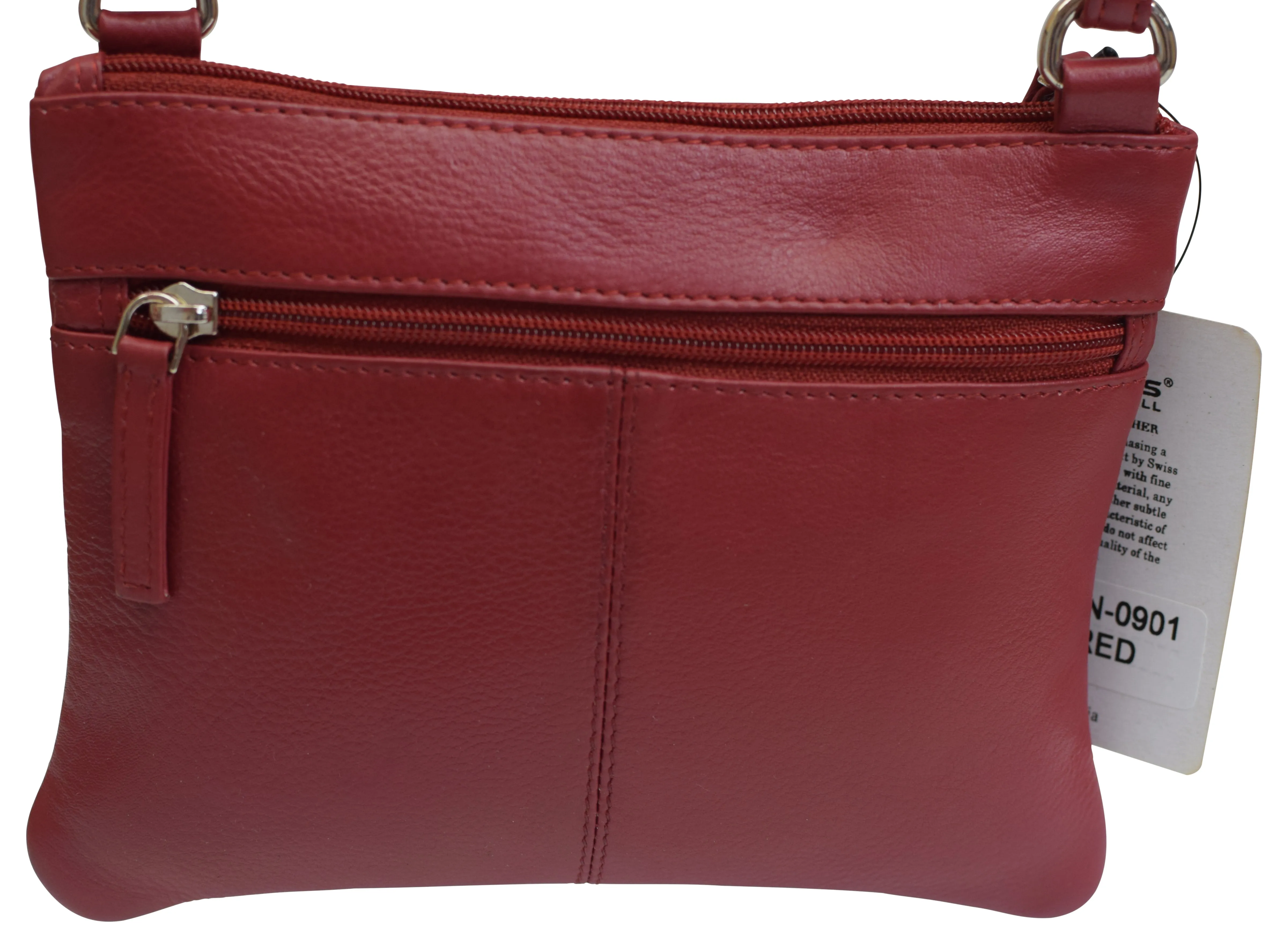 PURSE Cross Body Colors Solid Genuine Leather Handbag Womens Shoulder Strap Bag