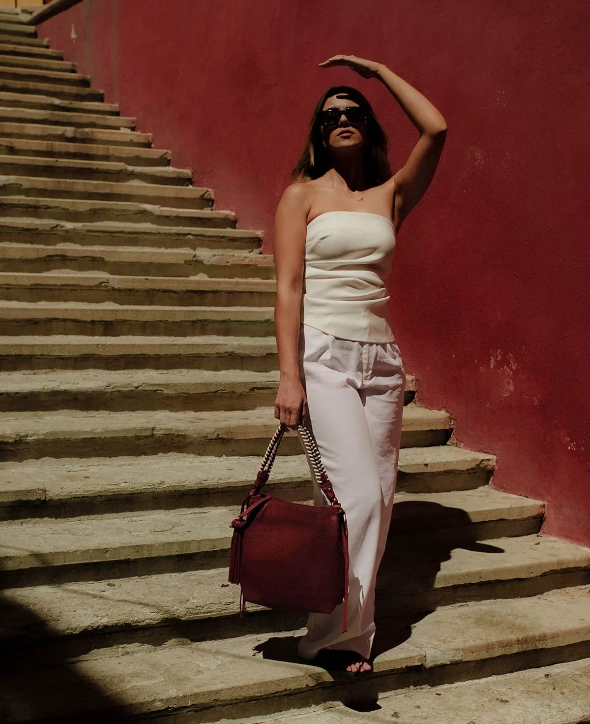 Shoulder Bag Bacalar Mini Cognac Leather