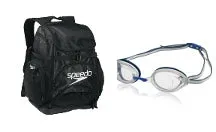 SPEEDO Team Pro Backpack /Vanquisher 2.0 Goggle Bundle