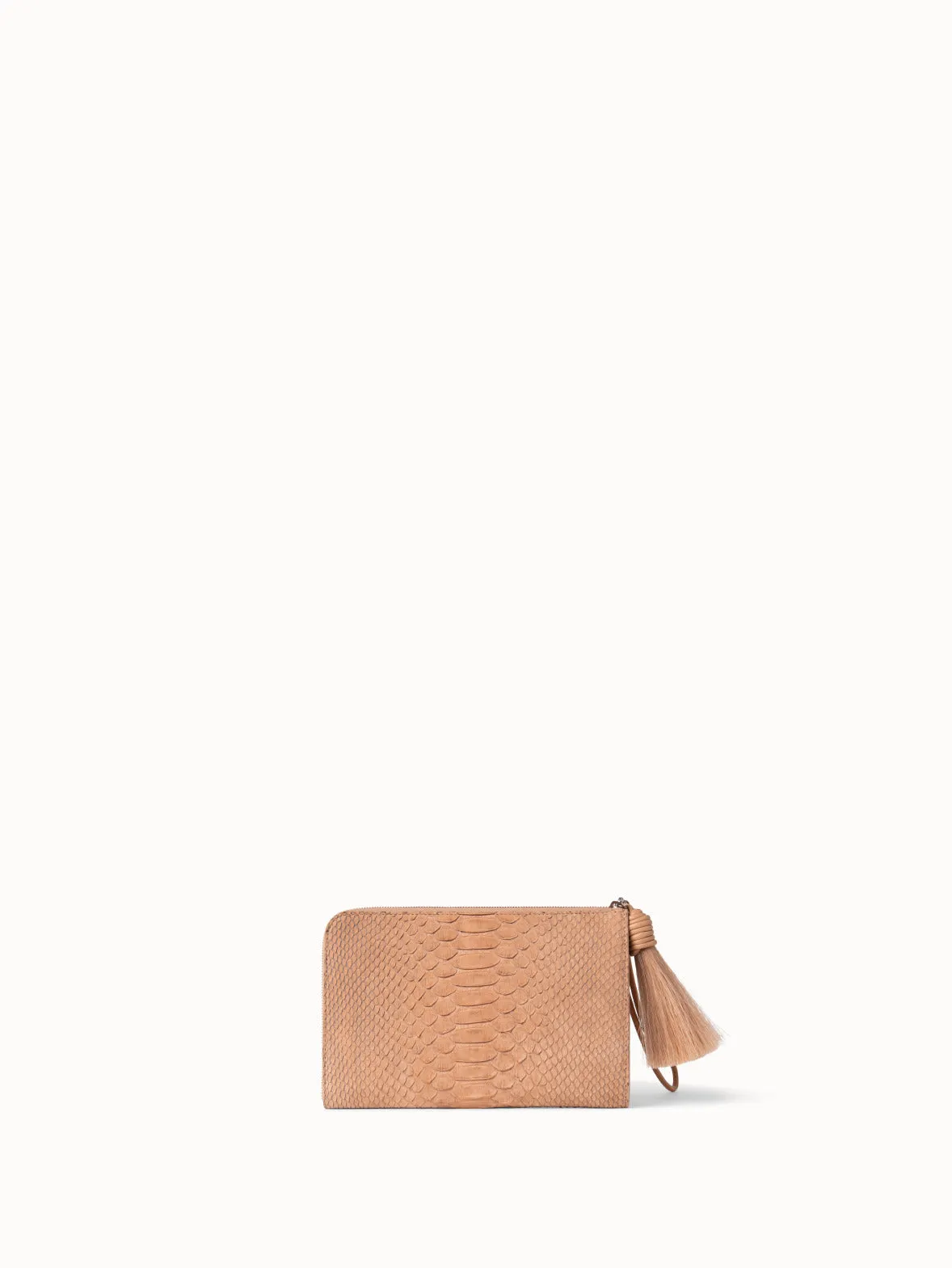 Tassle Pouch in Python Nubuck BC
