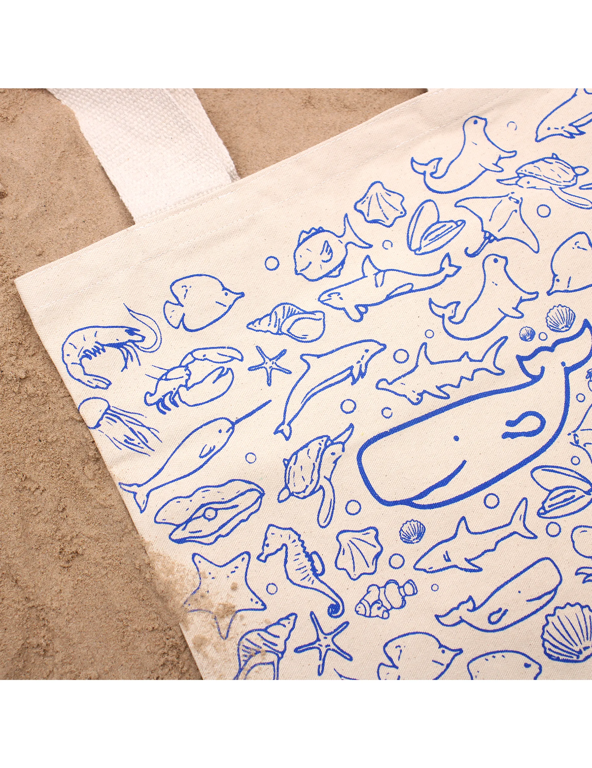 Tote Bag Indkøbspose - Sea life